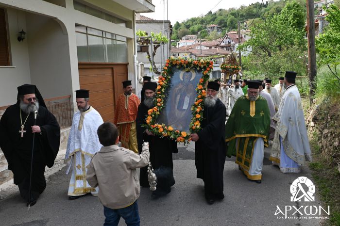 Λαμπρός ο εορτασμός του Οσίου Νείλου στην γενέτειρά του τον Άγιο Πέτρο Κυνουρίας (εικόνες)