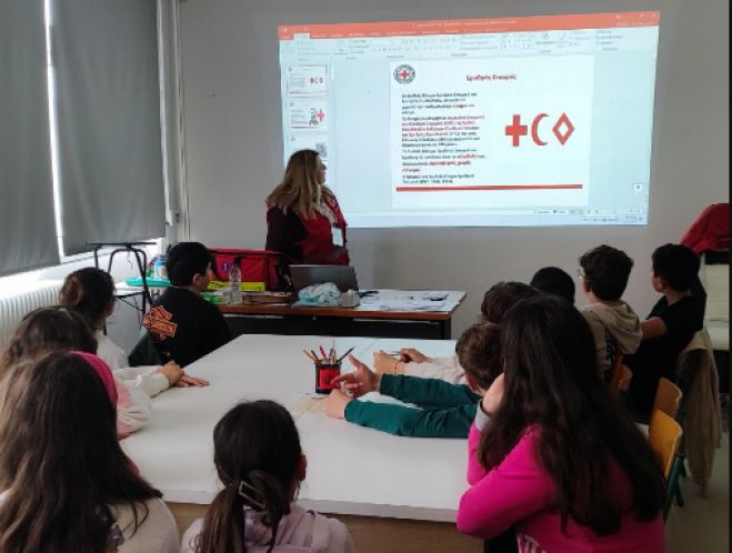 Βιωματική εκπαίδευση Βασικών Πρώτων Βοηθειών στο 6ο Δημοτικό Σχολείο Τρίπολης