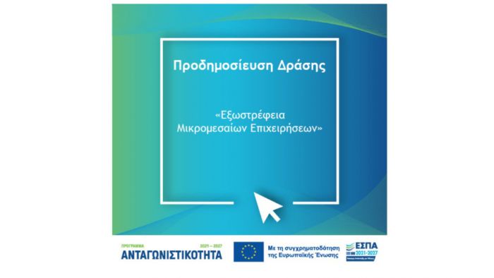 Πρόσκληση υποβολής αιτήσεων χρηματοδότησης στη Δράση "Εξωστρέφεια Μικρομεσαίων Επιχειρήσεων"