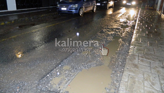 Λασπόλουτρα στην οδό «Τάσου Σεχιώτη» (εικόνες)!