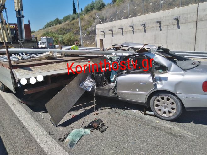 Τρομακτικό τροχαίο στην Κορίνθου – Πατρών