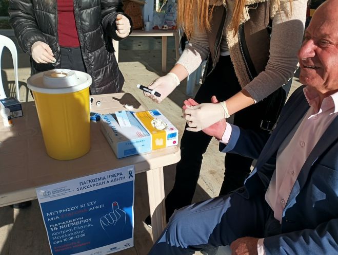 Δράση για τον Σακχαρώδη Διαβήτη στην Κεντρική πλατεία Μεγαλόπολης! (εικόνες)