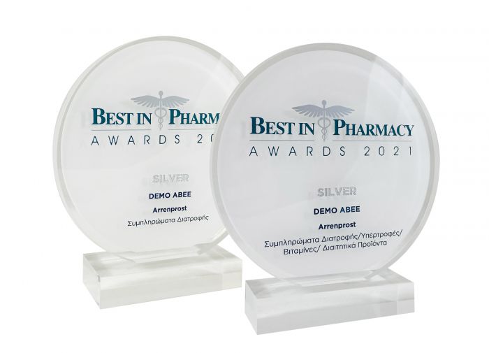 2 Βραβεία για το Arrenprost της DEMO ABEE στη διοργάνωση Best in Pharmacy Awards 2021