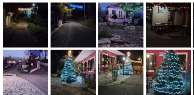 Γορτυνία | Στολίστηκε το χωριό Πυρρή (εικόνες)