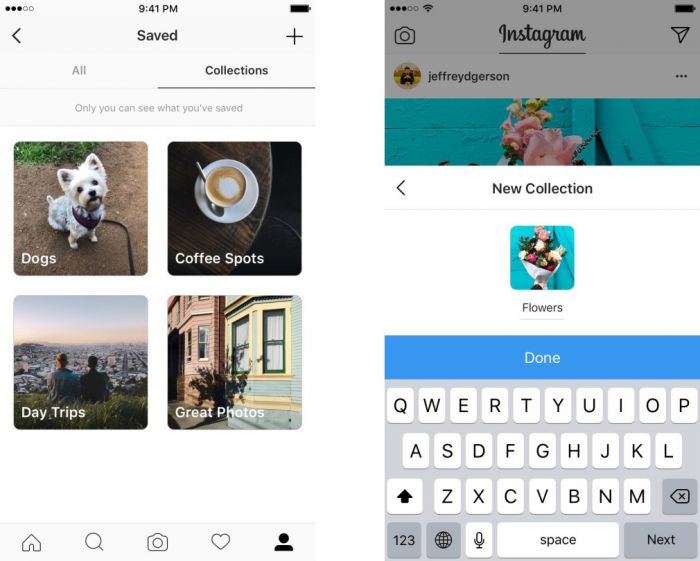 Το Instagram Collections οργανώνει τις αποθηκευμένες φωτογραφίες σας!