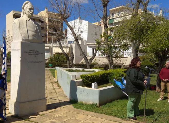 Η μνήμη του Λαγκαδιανού μπουρλοτιέρη Καραβόγιαννη τιμήθηκε στην Αθήνα! (εικόνες)