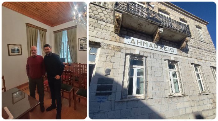 Συνάντηση Χασάπη - Σταμάτη με επίκεντρο τα ζητήματα του ΤΟΕΒ Κανδήλας