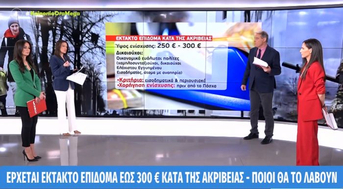 Έ&kappa;&tau;&alpha;&kappa;&tau;&omicron; &epsilon;&pi;ί&delta;&omicron;&mu;&alpha;: &Pi;&omicron;&iota;&omicron;&iota; &theta;&alpha; &pi;ά&rho;&omicron;&upsilon;&nu; &laquo;&delta;ώ&rho;&omicron; &Pi;ά&sigma;&chi;&alpha;&raquo; έ&omega;&sigmaf; 300 &epsilon;&upsilon;&rho;ώ