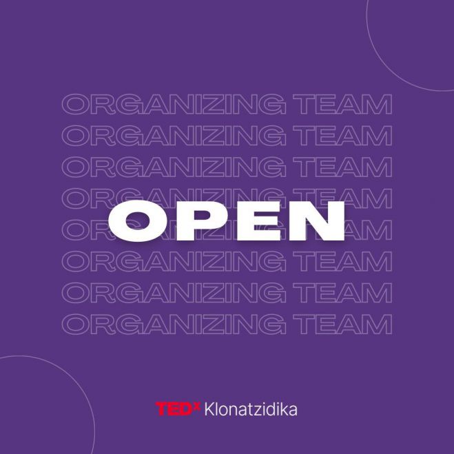 TEDxKlonatzidika Μάιος 2024 | Γίνετε μέρος του πιο επικοινωνιακού και δυναμικού event της Τρίπολης