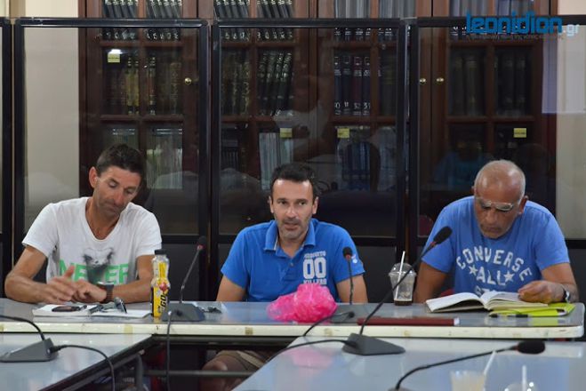 Συνάντηση γνωριμίας Νενεκούμη με τους παίκτες του Λεωνιδίου