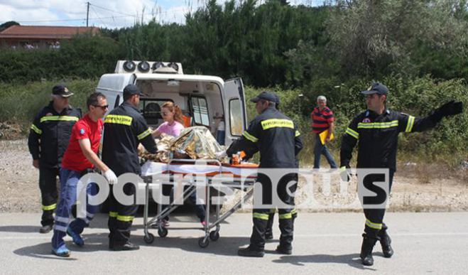 Αυτοπυρπολήθηκε άνδρας στην Εθνική Οδό Πύργου - Ολυμπίας (vd)