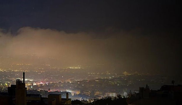 Επικίνδυνο νέφος καπνού πάνω από την Τρίπολη