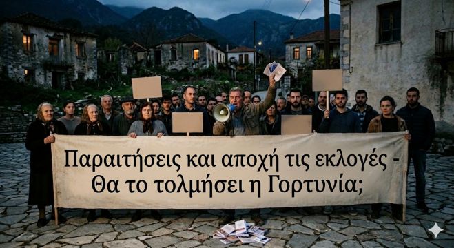 Παραιτήσεις και αποχή από τις εκλογές - Θα το τολμήσει η Γορτυνία;