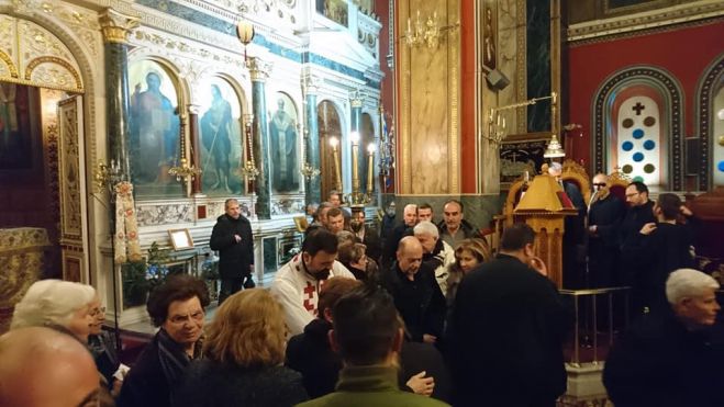 Αγρυπνία προς τιμήν του ἁγίου Νεοϊερομάρτυρος Λαζάρου του Τριπολίτου (εικόνες)