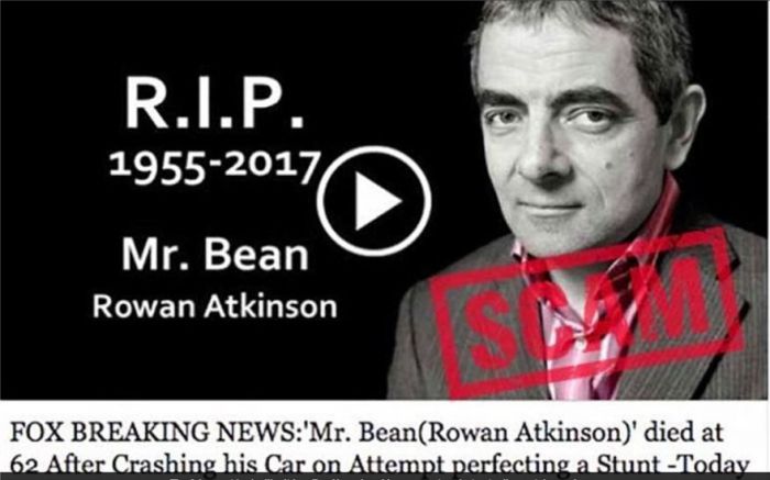 Απίστευτο... «Πέθαναν» τον Mr. Bean σε αυτοκινητιστικό δυστύχημα!