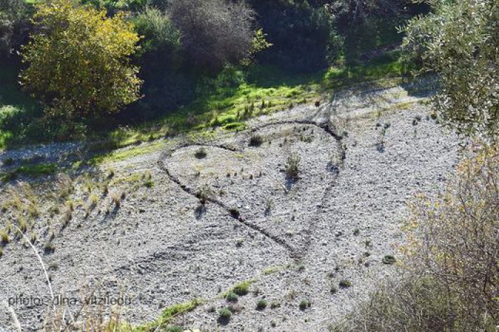 Λεωνίδιο | Μία μεγάλη καρδιά στην κοίτη του ποταμού Δαφνώνα!