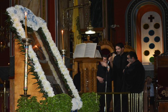Αγρυπνία Συλλήψεως Τιμίου Προδρόμου στην Τρίπολη (εικόνες)