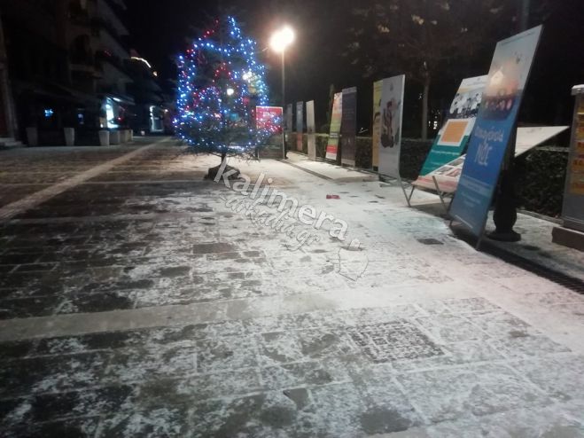 Ξημέρωμα στην παγωμένη Τρίπολη! (εικόνες - βίντεο)