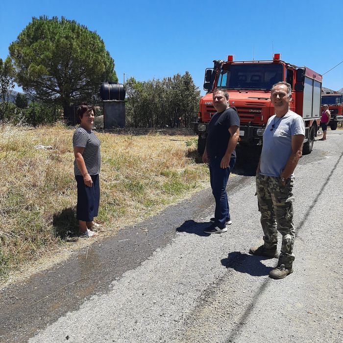 Πρόεδρος Καμαρίου: &quot;Με την άμεση επέμβαση Πυροσβεστικής και Δήμου Τρίπολης σβήστηκε η φωτιά&quot;