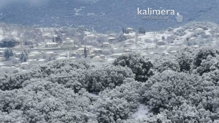 Καιρός: Νέες χιονοπτώσεις από Δευτέρα - Πόσο θα επηρεαστεί η Αρκαδία;