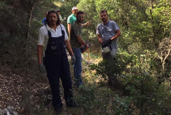 Γορτυνία | Καθαρίστηκε εθελοντικά το μονοπάτι από Κοντοβάζαινα προς Βούτσι! (εικόνες)