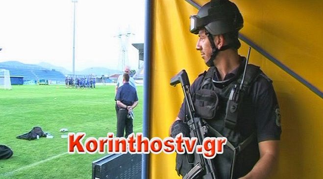 Δρακόντεια μέτρα ασφαλείας στην προπόνηση της Μακάμπι στην Τρίπολη! (vd)