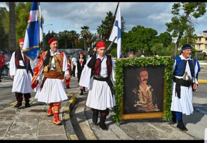 Η προσωπογραφία του Ήρωα Στρατηγού Στάικου Σταϊκόπουλου στη Ζάτουνα Γορτυνίας!