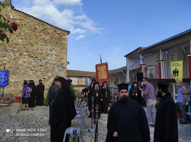 &Tau;&omicron; &Lambda;ά&beta;&alpha;&rho;&omicron; &tau;&eta;&sigmaf; &Alpha;&gamma;ί&alpha;&sigmaf; &Lambda;&alpha;ύ&rho;&alpha;&sigmaf; &sigma;&tau;&eta;&nu; &Mu;&omicron;&nu;ή &Kappa;&alpha;&lambda;&tau;&epsilon;&zeta;ώ&nu; (&epsilon;&iota;&kappa;ό&nu;&epsilon;&sigmaf;)
