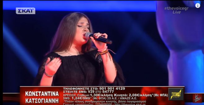 &Tau;&epsilon;&lambda;&iota;&kappa;ό&sigmaf; "voice" &mu;&epsilon; &tau;&eta;&nu; &Kappa;&omega;&nu;&sigma;&tau;&alpha;&nu;&tau;ί&nu;&alpha; &Kappa;&alpha;&tau;&sigma;&omicron;&gamma;&iota;ά&nu;&nu;&eta; &alpha;&pi;ό &tau;&eta;&nu; &Tau;&rho;ί&pi;&omicron;&lambda;&eta;! (vd)