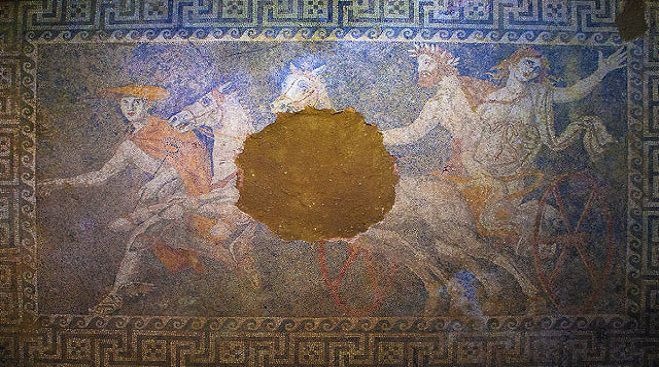 Αμφίπολη: Την αρπαγή της Περσεφόνης αναπαριστά το ψηφιδωτό!
