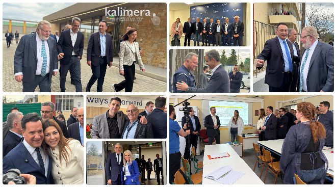 Τα φωτογραφικά "κλικ" από την επίσκεψη Μητσοτάκη στην Τρίπολη