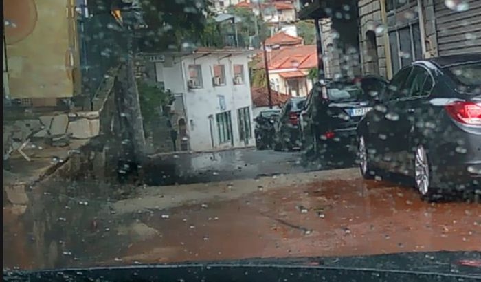 Ανεμοθύελλα και ισχυρή βροχή στα Τρόπαια Γορτυνίας! (vd)