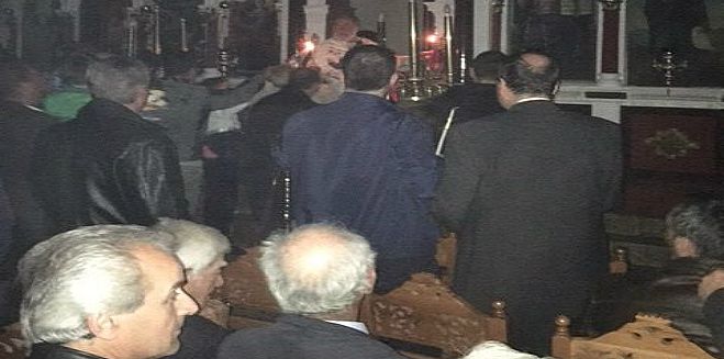 Το Άγιο Φως στη Μυγδαλιά Γορτυνίας
