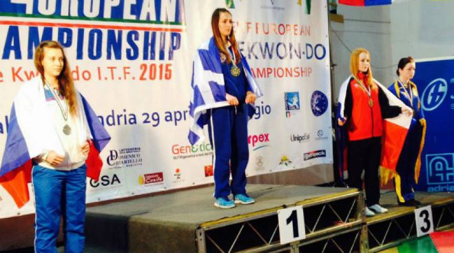TKD: Πρωταθλήτρια Κόσμου ξανά η Ευγενία Σαρρή (από το Λεωνίδιο)!