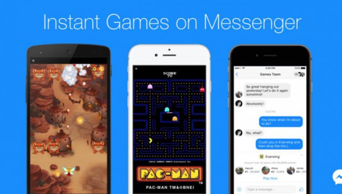 To Facebook φέρνει το pacman κι άλλα κλασικά παιχνίδια στο Messenger!