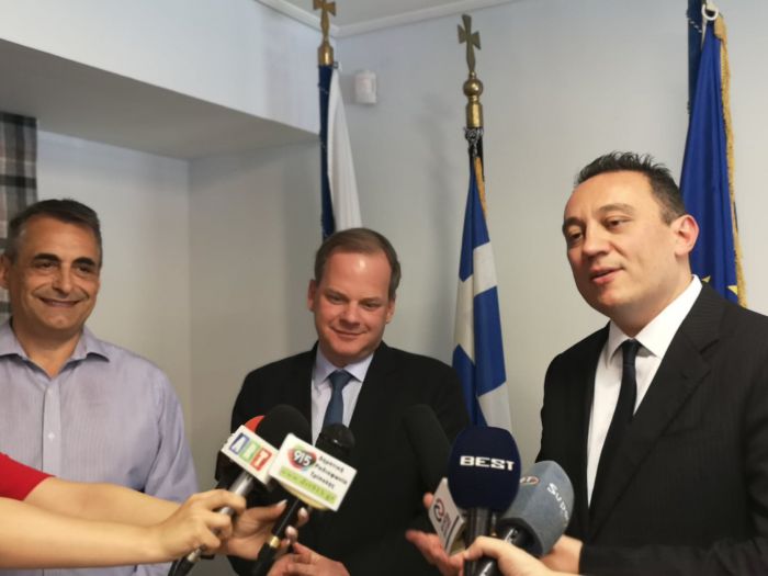 Καραμανλής από την Τρίπολη: "Είμαι μισός Αρκάς. Πολύ χαρούμενος που βρίσκομαι εδώ"