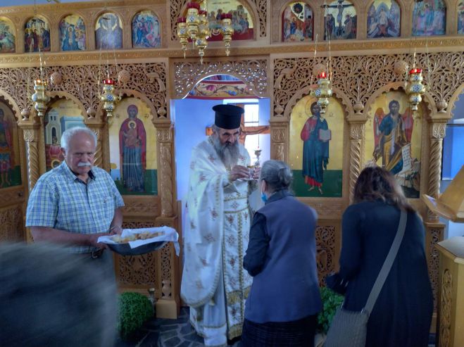 Εορτασμός του Αγίου Ιωάννη του Νηστευτή στην Νυμφασία (εικόνες)