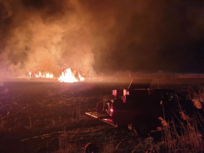 Φωτιά ξέσπασε στον Μουστό