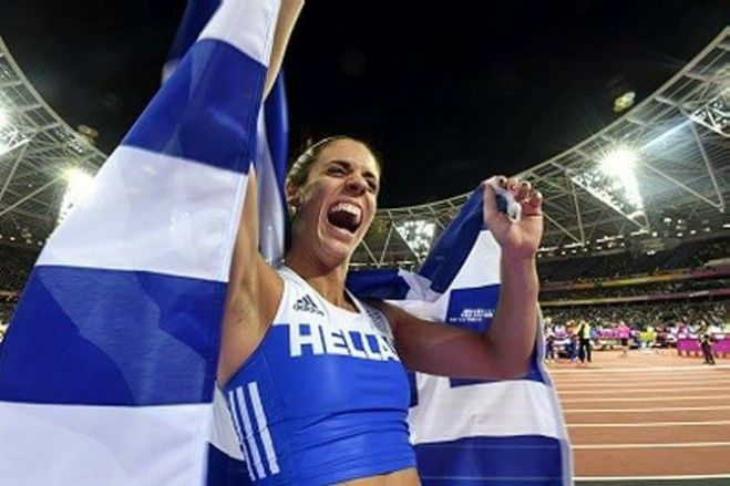 Το χρυσό μετάλλιο της Κατερίνας Στεφανίδη ... μέσα από το φακό του Βασίλη Κουτρουμάνου!