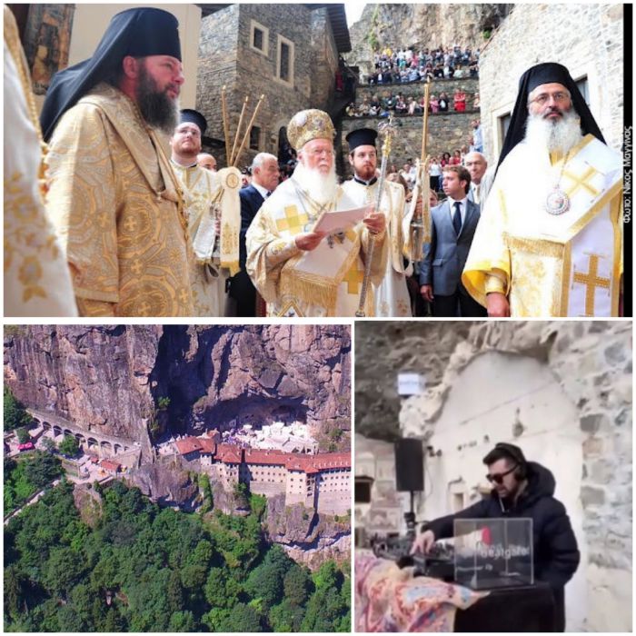 &Omicron;&rho;&gamma;ή &Beta;&lambda;ά&sigma;&eta; &gamma;&iota;&alpha; ό&sigma;&alpha; &sigma;&upsilon;&mu;&beta;&alpha;ί&nu;&omicron;&upsilon;&nu; &sigma;&tau;&eta;&nu; &Pi;&alpha;&nu;&alpha;&gamma;ί&alpha; &Sigma;&omicron;&upsilon;&mu;&epsilon;&lambda;ά: "M&epsilon; &tau;&iota;&sigmaf; &laquo;&epsilon;&upsilon;&lambda;&omicron;&gamma;ί&epsilon;&sigmaf;&raquo; &tau;&omega;&nu; &tau;&omicron;&upsilon;&rho;&kappa;&iota;&kappa;ώ&nu; &alpha;&rho;&chi;ώ&nu; &mu;&epsilon;&tau;&alpha;&tau;&rho;ά&pi;&eta;&kappa;&epsilon; &sigma;&epsilon; &chi;ώ&rho;&omicron; &pi;ά&rho;&tau;&upsilon; &gamma;&iota;&alpha; &nu;&alpha; &gamma;&upsilon;&rho;&iota;&sigma;&tau;&epsilon;ί videoclip"