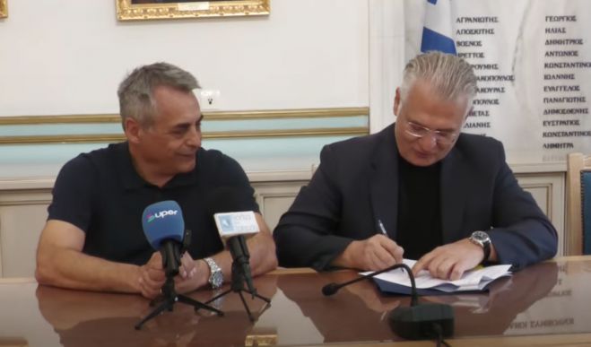 Εξαιρετική συνεργασία Πτωχού - Τζιούμη | Κοινές ανακοινώσεις για ενεργειακή αναβάθμιση 1ου Γυμνασίου - 1ου Λυκείου και πολιτιστικό κέντρο στο κτίριο ΟΕΒΑ