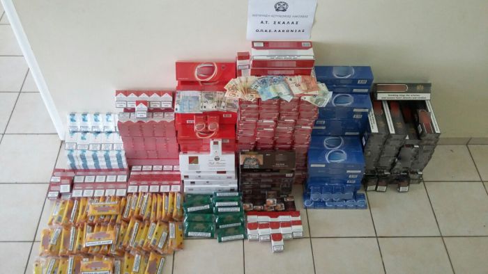 Χιλιάδες πακέτα με λαθραία τσιγάρα και καπνό στην Λακωνία!