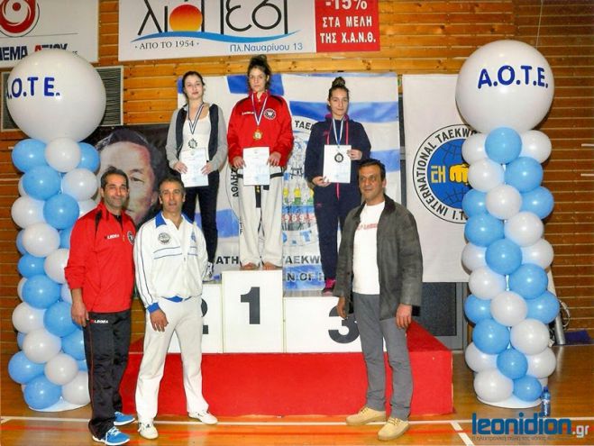 Πρωταθλήτρια Ελλάδας η Μαρία Κωνσταντά από το Λεωνίδιο στο TaeKwon Do!