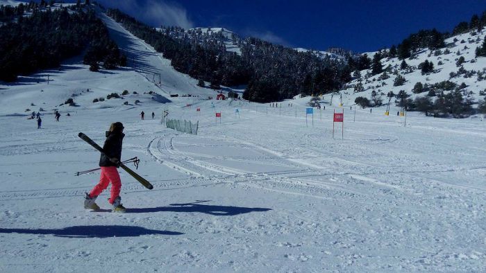 Φρέσκο χιόνι στο Χιονοδρομικό Κέντρο Μαινάλου!