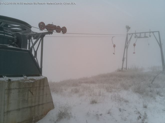 Όλα λευκά στο Χιονοδρομικό! Θα ανοίξουν οι πίστες για σκι;