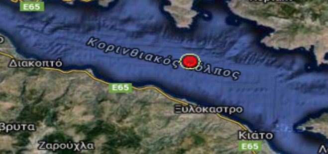 Σεισμός 3.8 R στον Κορινθιακό Κόλπο
