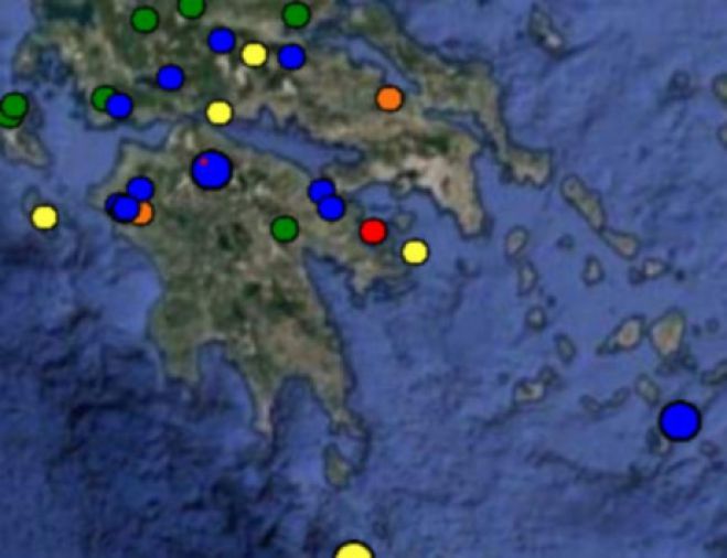 Σεισμός στην Πάτρα - Που έγινε αισθητός!