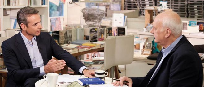 Μητσοτάκης: &quot;Ψέματα ότι θα καταργήσουμε τον 13ο και 14ο μισθό στον ιδιωτικό τομέα&quot;