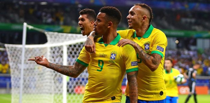 &Tau;&omicron; Copa America &kappa;&alpha;&tau;έ&kappa;&tau;&eta;&sigma;&epsilon; &eta; &Beta;&rho;&alpha;&zeta;&iota;&lambda;ί&alpha;! (vd)