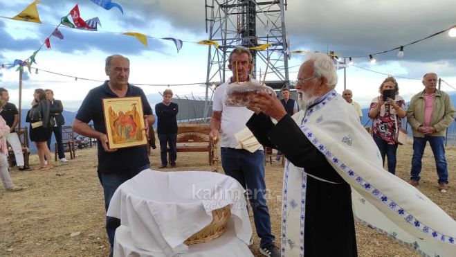 Εσπερινός στον Προφήτη Ηλία στο Πικέρνι (Αρτεμίσιο όρος)